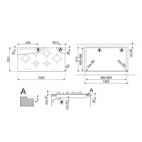 SMEG dujinė kaitlentė PVL6106CN  | 5