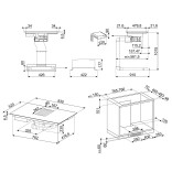 SMEG indukcinė kaitlentė HOBD682R1  | 7