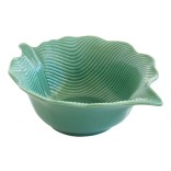 EASY LIFE porcelianinis dubuo "Leaves light green", Ø 21 cm  | 1