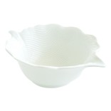 EASY LIFE porcelianinis dubuo "Leaves white", Ø 21 cm  | 1