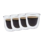 LifetimeBRANDS dvigubo stiklo espresso puodelių rinkinys, 4 vnt., 0,75 ml  | 1