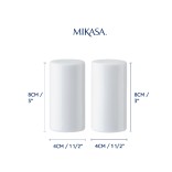 LIFETIMEBRANDS druskinė ir pipirinė "Mikasa"  | 8