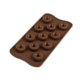 SILIKOMART silikoninė forma šokoladiniams saldainiams "Choco crown" 11 vnt., po 9 ml (viso: 99 ml) | 1