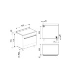 SMEG dujinė viryklė su elektrine orkaite CO96GMA9  | 8