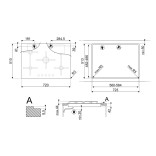 SMEG dujinė kaitlentė PV275B  | 5