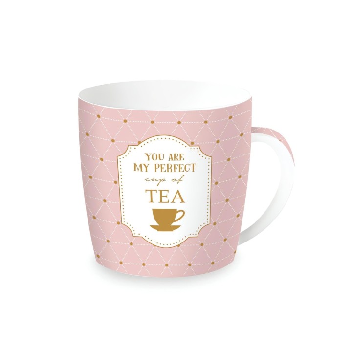 EASY LIFE porcelianinis puodelis "My Pefect Cup of Tea", 350 ml  | 1