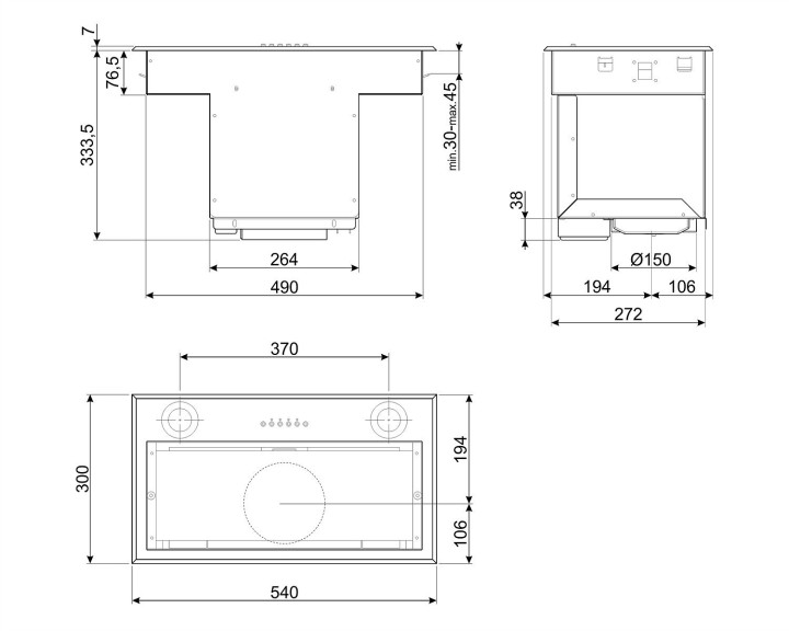 SMEG gartraukis KSEG58PXE  | 4