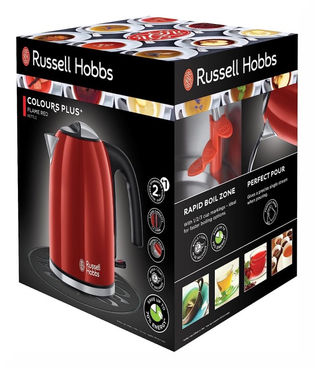 "Russell Hobbs" elektrinis virdulys "Flame Red Plus", 1,7 l, 20412-70  | 7