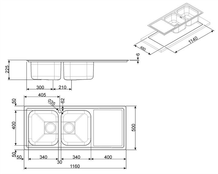 SMEG plautuvė LLR116-2  | 3