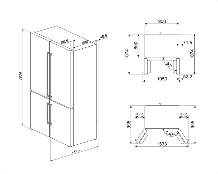 SMEG šaldytuvas FQ60XDAIE  | 6