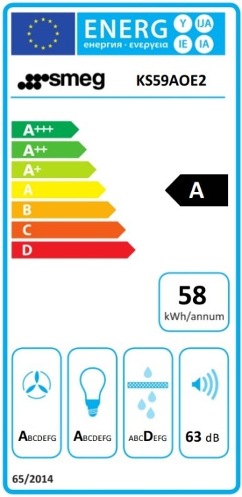 SMEG gartraukis KS59AOE2  | 4