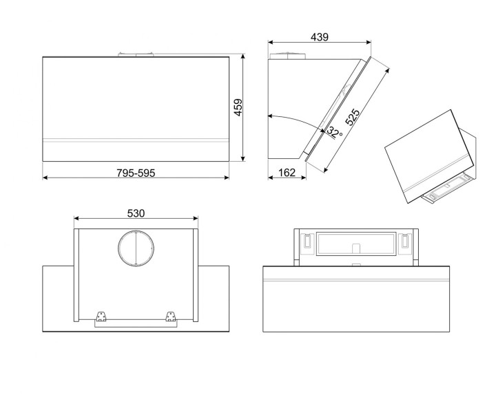 SMEG gartraukis KV28N  | 7