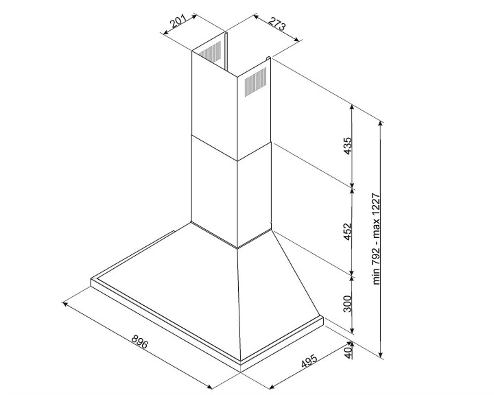 SMEG gartraukis KPF9BL  | 3