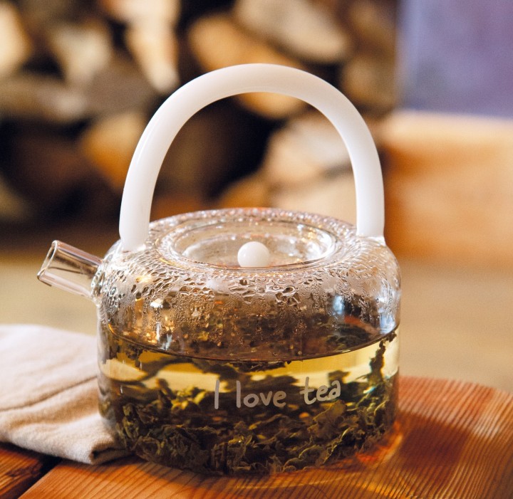 WD LIFESTYLE stiklinis arbatinukas "I love tea", 900 ml  | 2